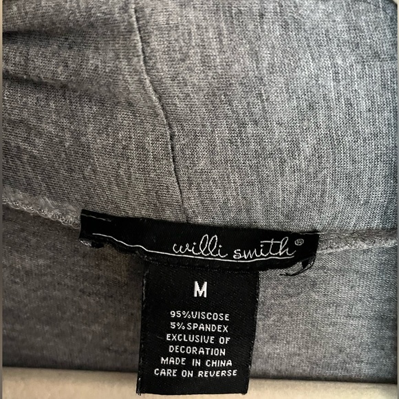 Willi Smith jacked SZ M. Grey with rousted wrists and an adjustable waist - Picture 2 of 5